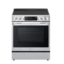 stainless steel electric range with oven