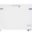 white chest freezer with top lid