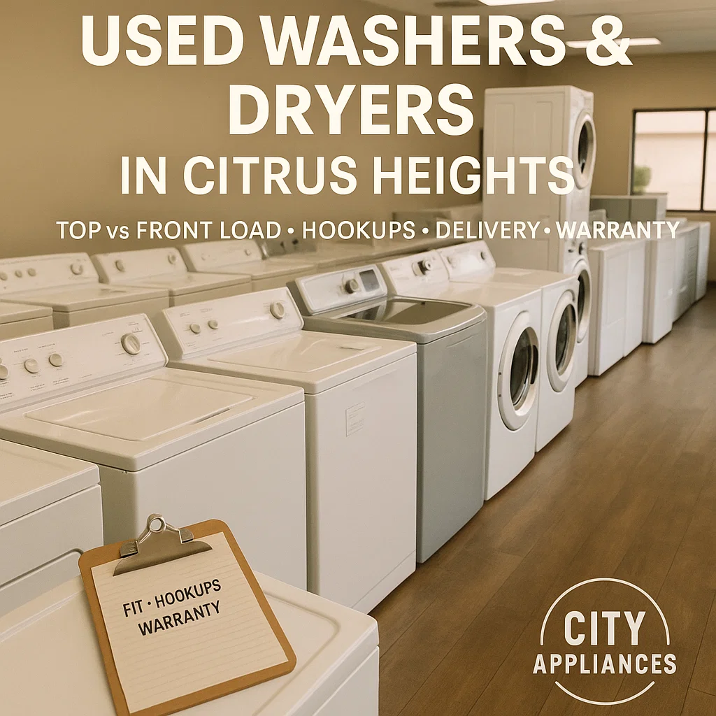 used washers and dryers in citrus heights