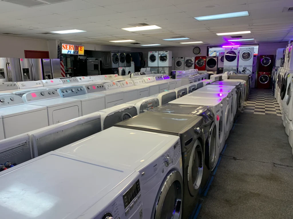 used and new washers and dryers