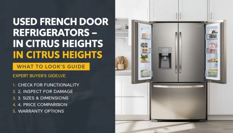 Used French Door Refrigerators in Citrus Heights—cityappliancestore