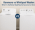 Kenmore vs Whirlpool washer comparison for a used washer buy in Sacramento homes