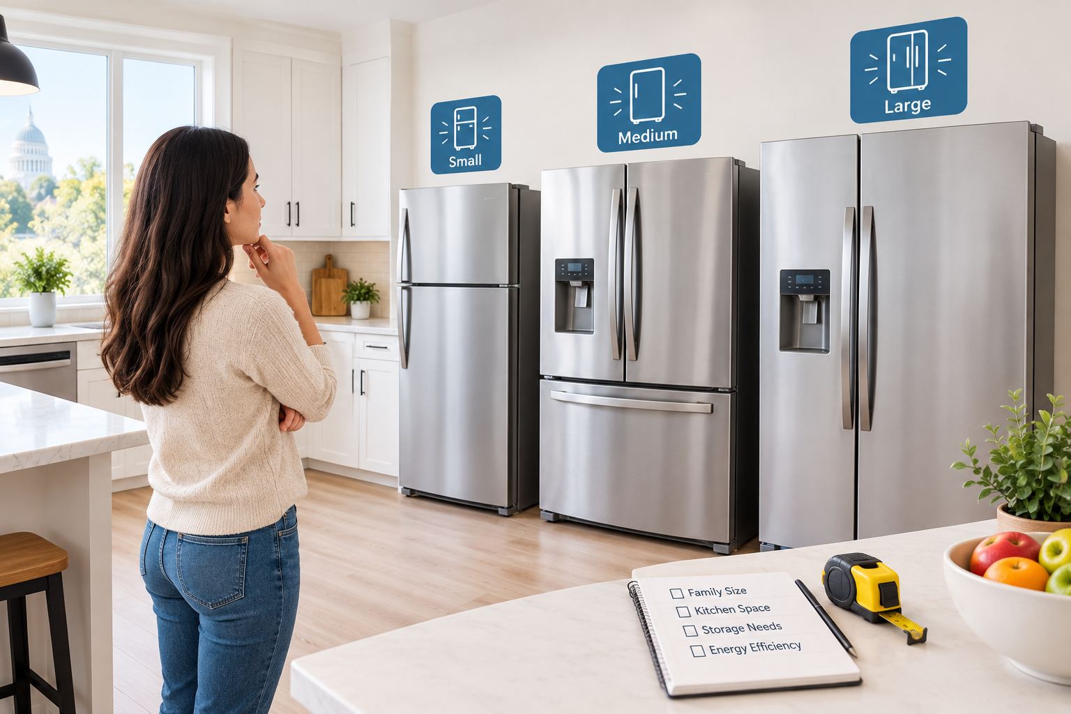 How to Choose the Right Refrigerator Size for Your Home: A Simple Guide for Sacramento Buyers